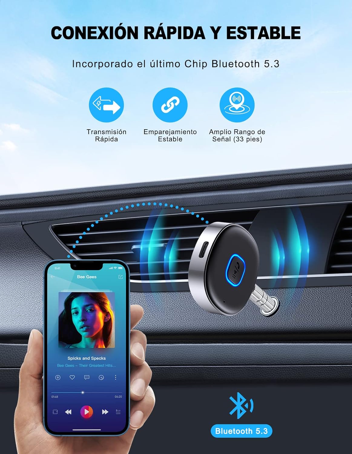 Mohard Receptor Bluetooth 5.0